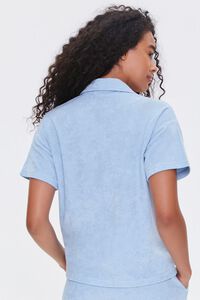 BLUE Terry Cloth Shirt, image 3