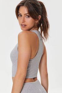 GREY Active Cropped Tank Top, image 2