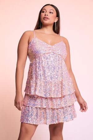 Pink Plus Size Dress