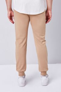 TAUPE French Terry Moto Joggers, image 4