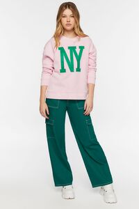 PINK/MULTI NY Embroidered Pullover, image 4