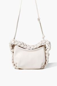 Braided Faux Leather Crossbody Bag, image 4