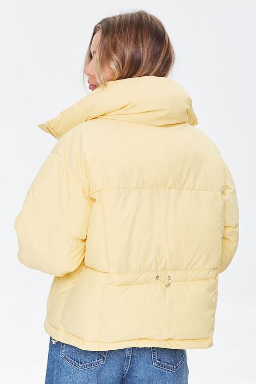 YELLOW Quilted Puffer Jacket, image 3