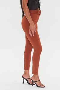 RUST Belted High-Rise Skinny Pants, image 3