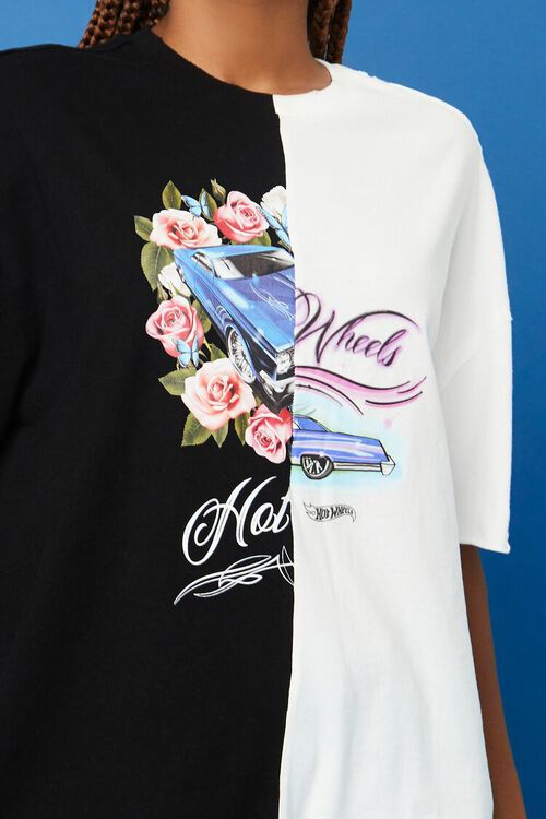 WHITE/MULTI Reworked Hot Wheels Graphic Tee, image 6