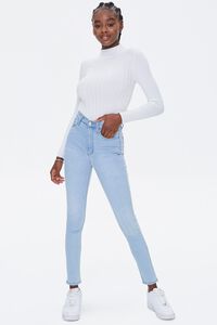 LIGHT DENIM High-Rise Skinny Jeans, image 5