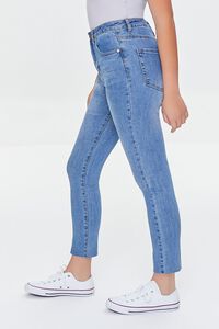 MEDIUM DENIM Essential High-Rise Raw-Cut Jeans, image 3