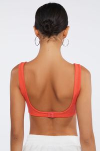 CORAL Ribbed Cropped Tank Top, image 3