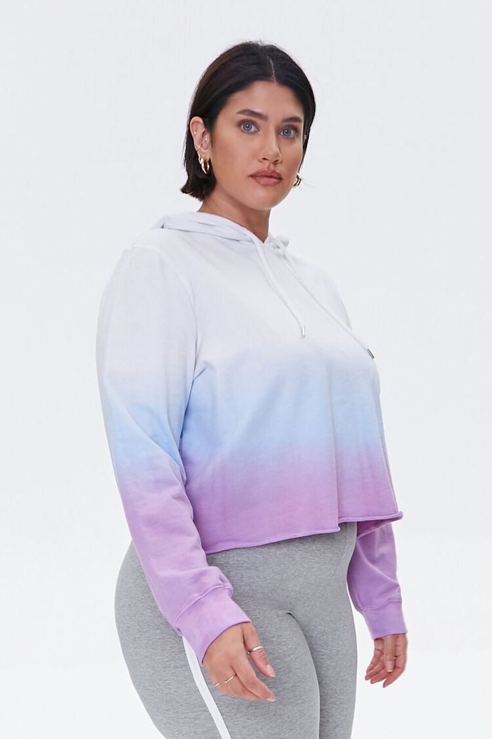 Plus Size Active Ombre Hoodie, image 2