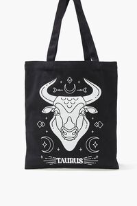 Zodiac Graphic Tote Bag, image 1