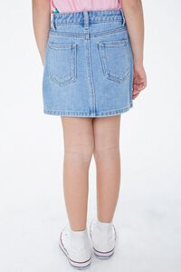 LIGHT DENIM Girls Denim A-Line Skirt (Kids), image 4
