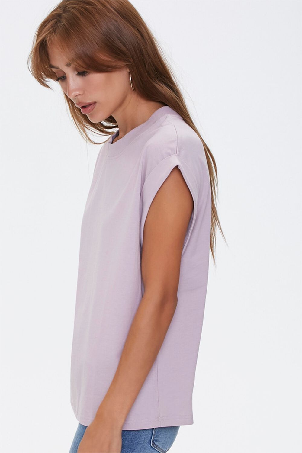 LILAC Cotton Muscle Tee, image 2