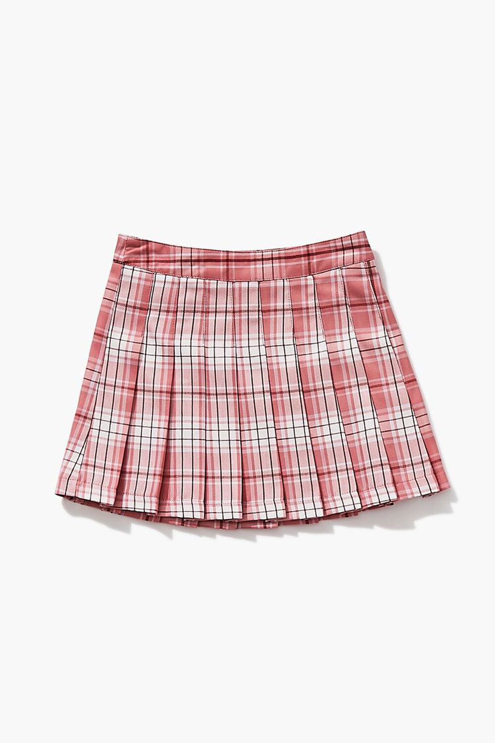 Girls Pleated Plaid Skirt (Kids), image 2