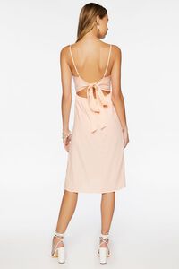 GEORGIA PEACH Linen-Blend Cami Midi Dress, image 3