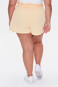 PEACH Plus Size French Terry Shorts, image 4