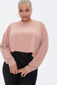 Plus Size Relaxed Drop-Sleeve Top, image 1
