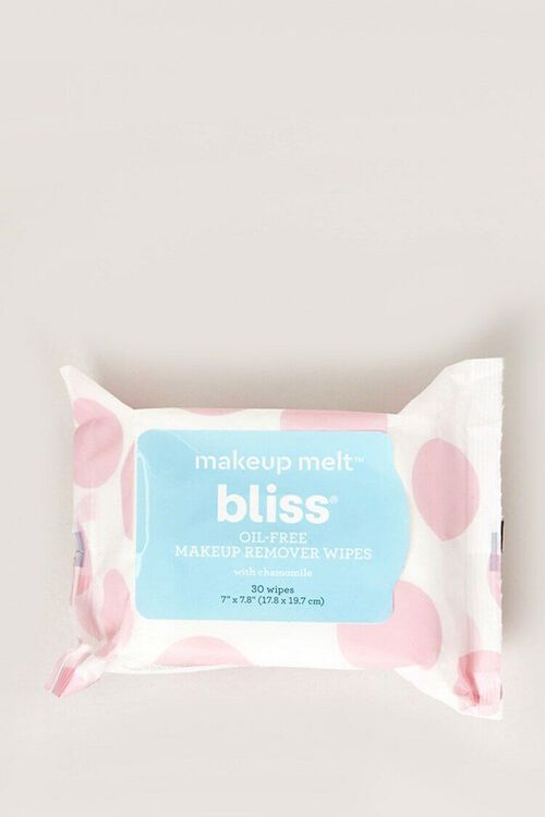 WHITE/PINK Makeup Melt Oil-free Makeup Remover Wipes, image 1
