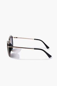 GOLD/BLACK Cat-Eye Frame Sunglasses, image 3