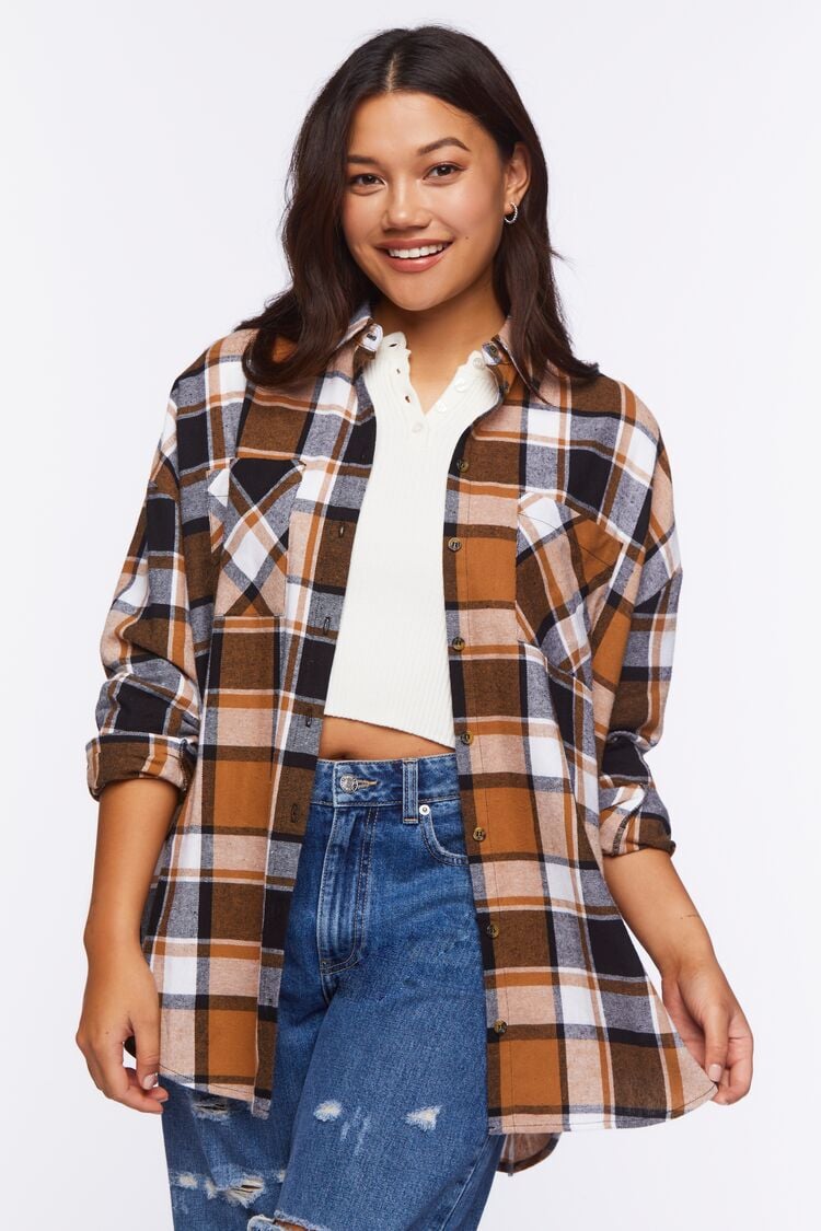 Women's Flannel & Plaid Shirts | Forever 21