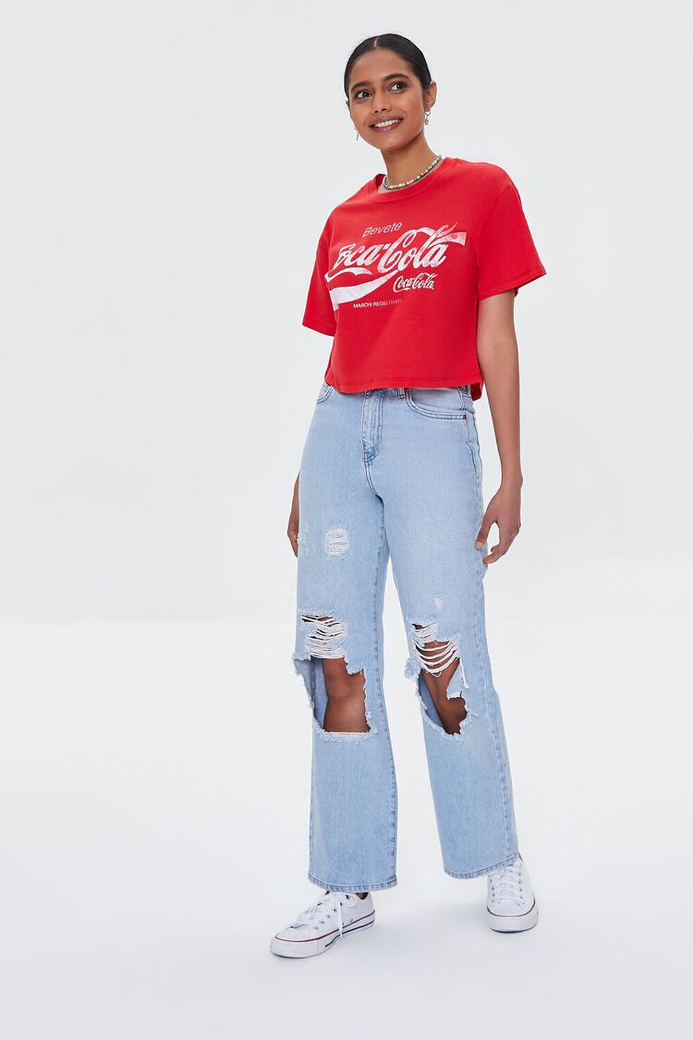 Coca-Cola Graphic Cropped Tee