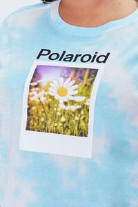 BLUE/MULTI Plus Size Polaroid Tie-Dye Tee, image 5