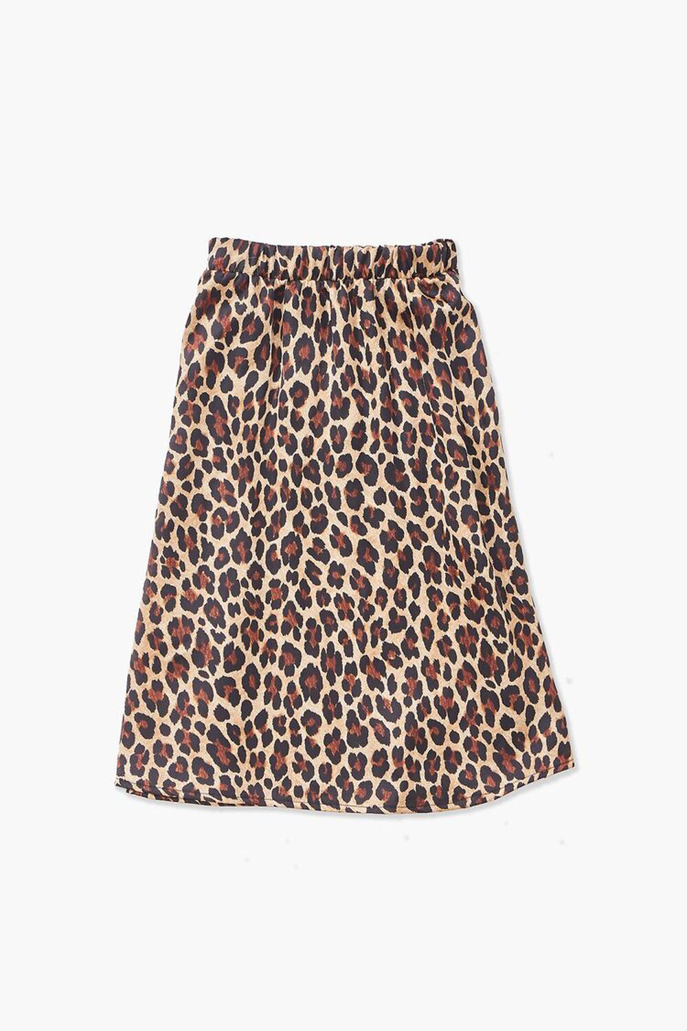 Girls Leopard Print Skirt (Kids)