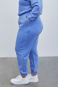 BLUE Plus Size Pantone Fleece Joggers, image 3