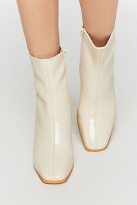 CREAM Faux Patent Leather Ankle Booties, image 4