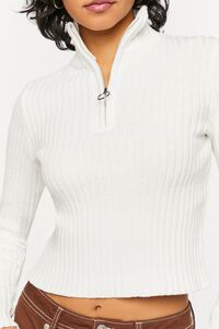 VANILLA Half-Zip Funnel Neck Sweater, image 5