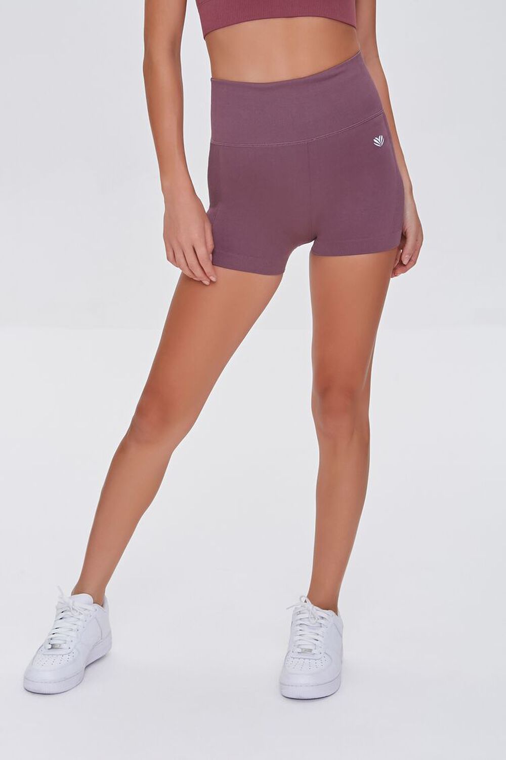 PURPLE Active High-Waist Shorts, image 2