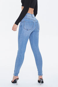 Distressed Curvy Fit Jeans, image 3
