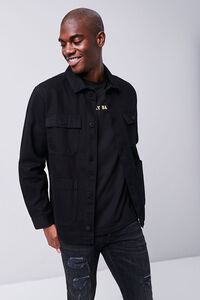 Twill Buttoned Jacket, image 1