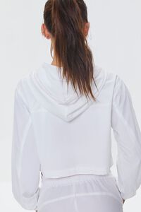 WHITE Active Cropped Anorak, image 3