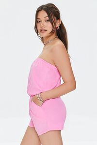 PINK ICING Strapless Cotton Romper, image 2
