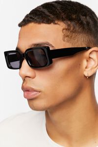 Men Rectangular Frame Sunglasses, image 2