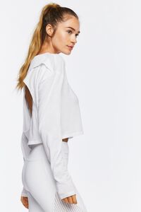 WHITE Active Cutout-Back Top, image 2