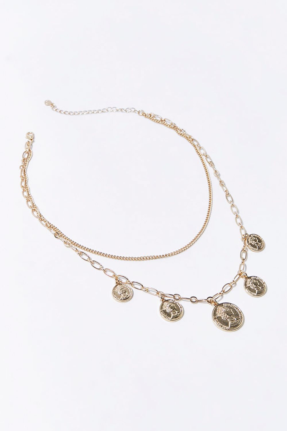 GOLD Sustainable Coin Necklace Set, image 2