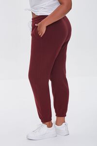 WINE Plus Size French Terry Joggers, image 3