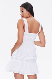 WHITE Fit & Flare Mini Dress, image 3