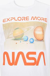 WHITE/RED NASA Graphic Tee, image 4