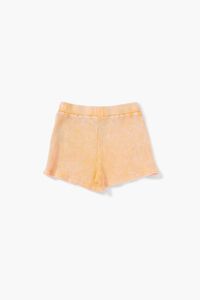ORANGE Girls Mineral Wash Shorts (Kids), image 2