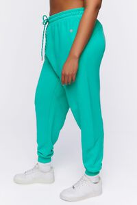 MERMAID Plus Size Active French Terry Joggers, image 3