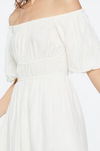 VANILLA Off-the-Shoulder Peasant Mini Dress, image 5