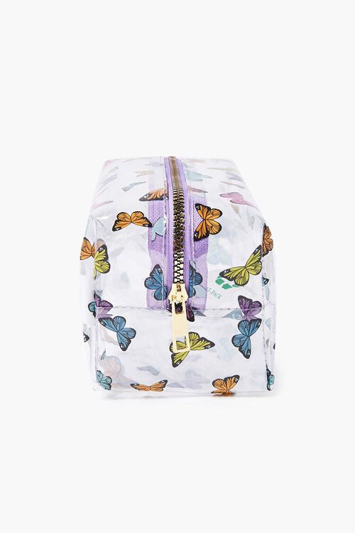 CLEAR Butterfly Print Transparent Bag, image 2
