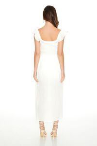 WHITE Butterfly-Sleeve Maxi Dress, image 3