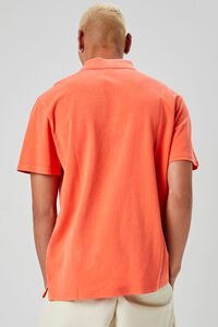 RED Vented-Hem Polo Shirt, image 3