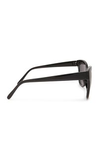 BLACK/BLACK Chunky Cat-Eye Sunglasses, image 3