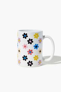 WHITE/MULTI Flower Print Ceramic Mug, image 2
