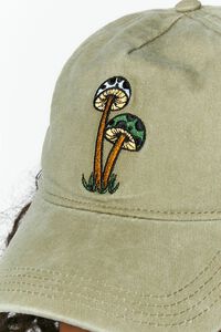 Embroidered Mushroom Baseball Cap, image 2