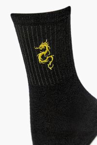 Dragon Embroidered Crew Sock Set, image 4